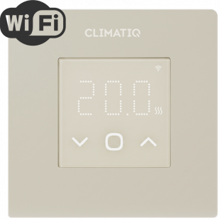 Электронный программируемый терморегулятор CLIMATIQ FD WI-FI песочный